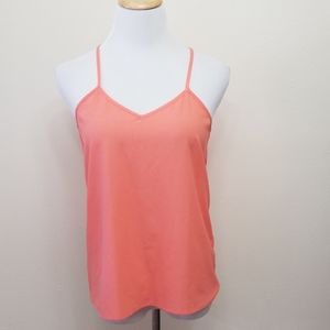 Paper Crane Pink V Neck Tank Top Size Small